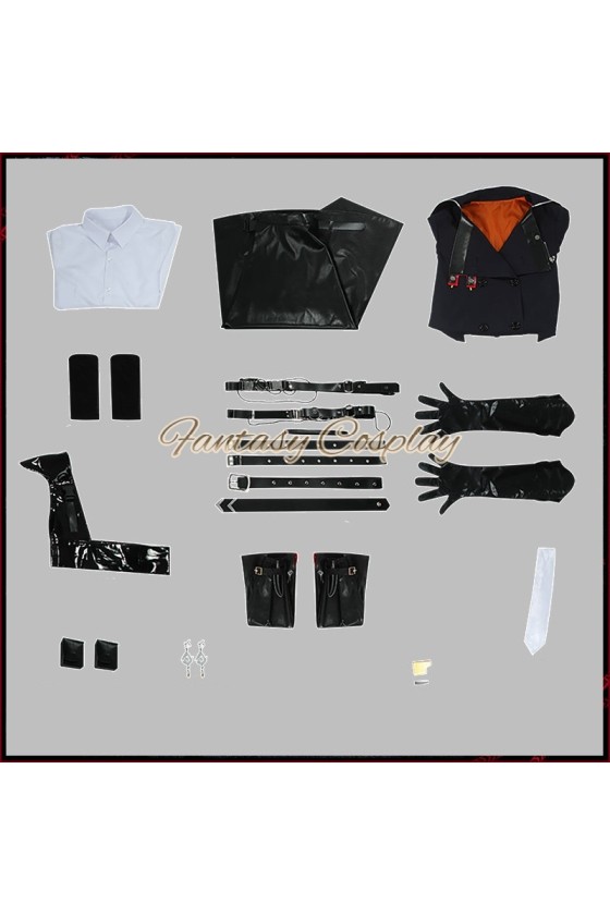 Path to Nowhere Rahu Black Set Cosplay Costume